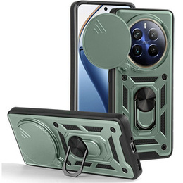 Husă blindată pentru Realme 12 Pro 5G / 12 Pro+ 5G, CamShield Slide, verde
