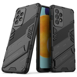 Husa pentru Samsung Galaxy A53 5G, Military kickstand, albastru