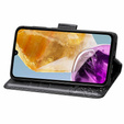 Cu clapetă pentru Samsung Galaxy M15 5G, Butterfly, negru