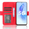 Cu clapetă pentru Honor 90 Lite 5G, Card Slot, roșu