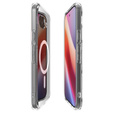 Carcasă MagSafe Spigen pentru Google Pixel 9A, Ultra Hybrid, transparent / alb + 9H Tempered Glass