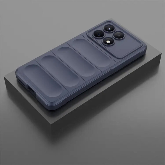 Huse pentru Xiaomi Poco F6 Pro, Gaming Shockproof, albastru închis