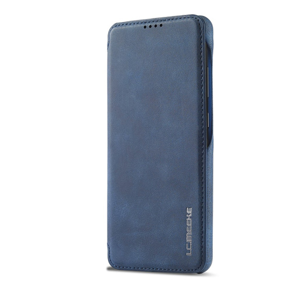 Cu clapetă pentru Samsung Galaxy A52 5G / 4G, LC.IMEEKE, albastru