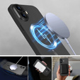Husă pentru iPhone 16, ColorMag, pentru MagSafe, negru