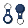 4x Husă pentru Apple AirTag, PU Leather Grain, 4 culori