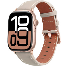 Curea din piele pentru Apple Watch 1/2/3/4/4/5/6/6/7/8/SE/Ultra 42/44/45/49mm, roz
