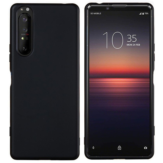 Husa pentru Sony Xperia 1 II, Silicone Lite, negru