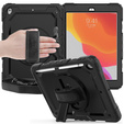Husa blindată pentru iPad 10.2" 2021/2020/2019 (9/8/7 gen.), carcasă de protecție 360 cu slot pentru stylus, negru