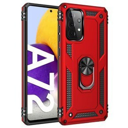 Husă blindată pentru Samsung Galaxy A72 5G, Nox Case Ring, albastru
