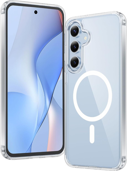 Husă pentru Samsung Galaxy S24, Fusion Hybrid Case, pentru MagSafe, transparentă