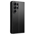 Husă din piele Qialino pentru Samsung Galaxy S26 Ultra, negru