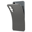 Carcasa Spigen pentru Samsung Galaxy S25, Liquid Air, negru + 9H Tempered Glass