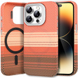 Carcasă pentru iPhone 14 Pro, cadru Kickstand, pentru MagSafe, Sunset Orange