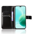 Cu clapetă pentru Honor 400 Lite, Crazy Horse Wallet, negru