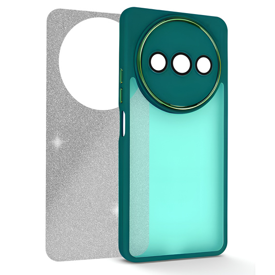 Huse pentru Xiaomi Redmi A3, Glittery Powder, verde
