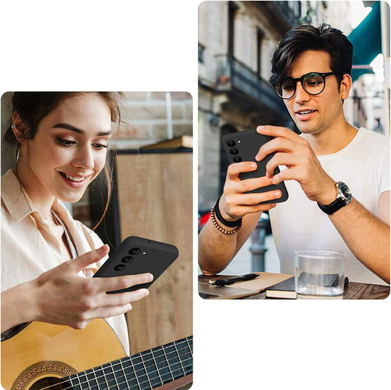 Husa pentru Samsung Galaxy S23 Plus, Silicone Lite, negru
