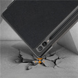 Husă pentru Samsung Galaxy Tab S9 Plus, Smartcase cu spațiu pentru stylus, negru