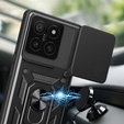 Husă blindată pentru Xiaomi 14T, CamShield Slide, negru