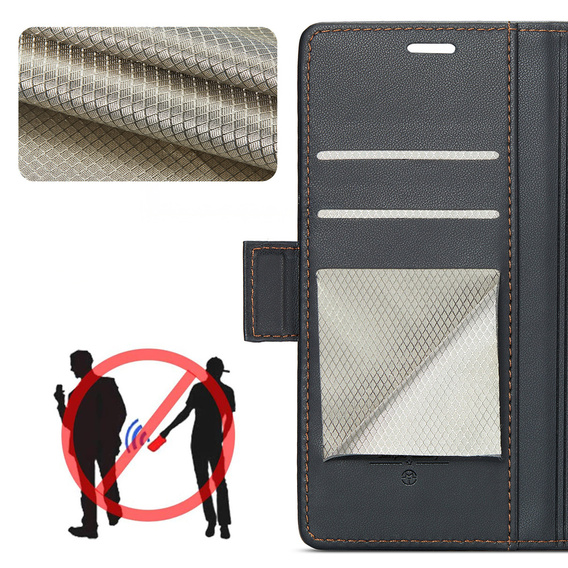 CASEME Litchi Wallet flip caz pentru Samsung Galaxy Z Fold7 5G