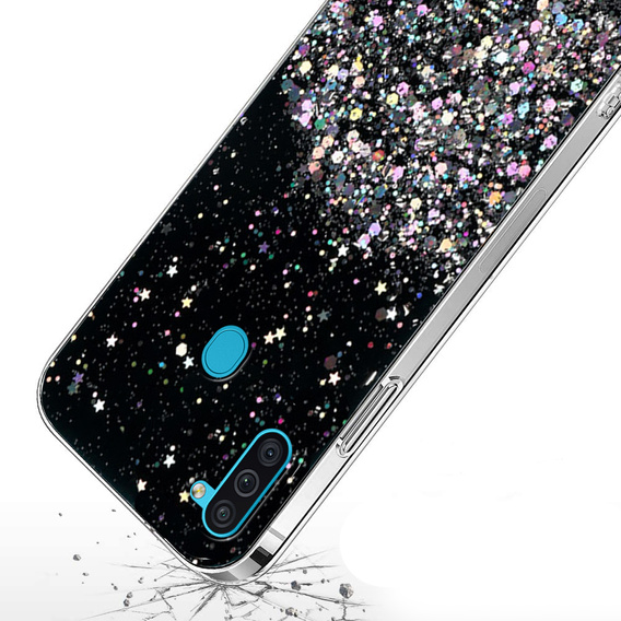 Huse pentru Samsung Galaxy A11 / M11, Glittery, negru