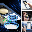 Husă pentru Samsung Galaxy Z Flip7 FE / Z Flip6, Corners Dropproof, pentru MagSafe, transparent / albastru marin