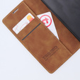 Husă pentru Motorola Moto G13/ G23 4G, ERBORD Vintage, portofel cu clapetă, maro