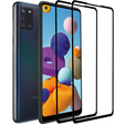 2x sticlă călită pentru Samsung Galaxy A21/A21S, ERBORD 3D pentru întregul display