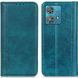 Huse pentru Motorola Moto G84 5G, Wallet Litchi Leather, verde