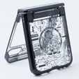 Husă pentru Samsung Galaxy Z Flip 5 5G, Mechanical Legend, negru