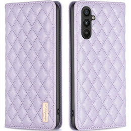 Cu clapetă pentru Samsung Galaxy A34 5G, Wallet, BINFEN COLOR, violet