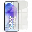 Carcasa Spigen pentru Samsung Galaxy A55 5G, Ultra Hybrid, negru + sticlă temperată 9H