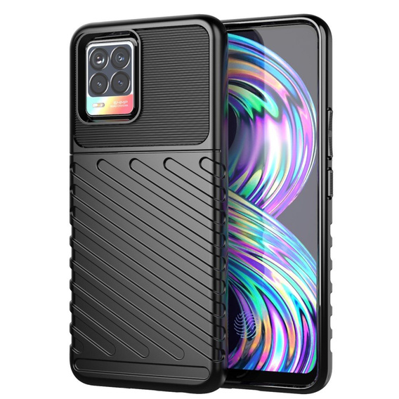 Huse pentru Realme 8/8 Pro, Thunder, negru