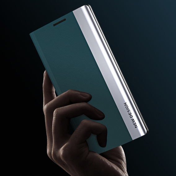 Cu clapetă pentru Xiaomi 12 / 12X, Side Magnetic, verde