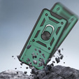 Husă blindată pentru Motorola Edge 60 / 60 Fusion, CamShield Slide, verde