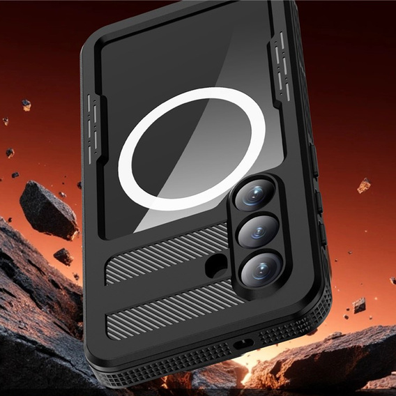 Husă impermeabilă REDPEPPER pentru Samsung Galaxy S26, negru