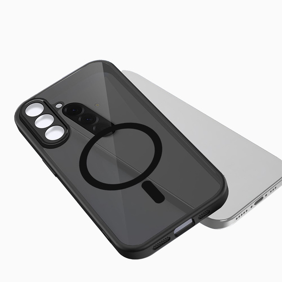 Husă mată pentru MagSafe pentru Samsung Galaxy A37 5G, negru