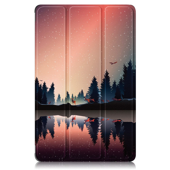 Huse pentru Lenovo Tab P11 Pro Gen 2 2022, Smartcase Pen Slot, forest and lake
