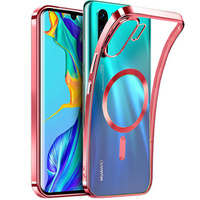 Huse pentru Huawei P30 Pro, MagSafe Hybrid, rosu