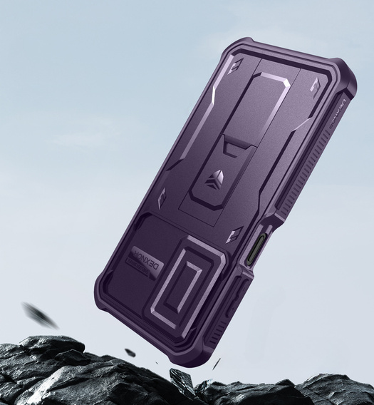 Husă blindată pentru Samsung Galaxy A26 5G, Dexnor Full Body (Two Frames), violet