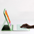Carcasă + tastatură iPad 10.2 7/8/9 gen 2019/2020/2021, Keyboard Cover Pen Slot, verde
