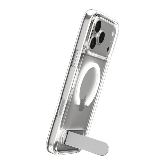 Carcasă Spigen Ultra Hybrid "S" MagSafe pentru iPhone 17 Pro, transparentă / albă