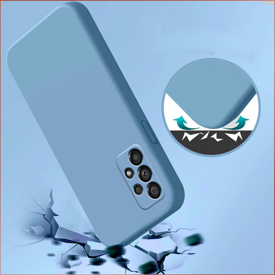 Husa pentru Samsung Galaxy A53 5G, Silicone Lite, albastru