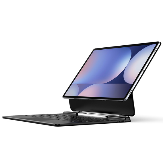 Husă cu tastatură Bluetooth Dux Ducis pentru Samsung Galaxy Tab S11 Ultra, negru