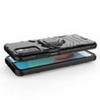 Huse pentru Xiaomi Redmi 10, Kickstand Ring, negru