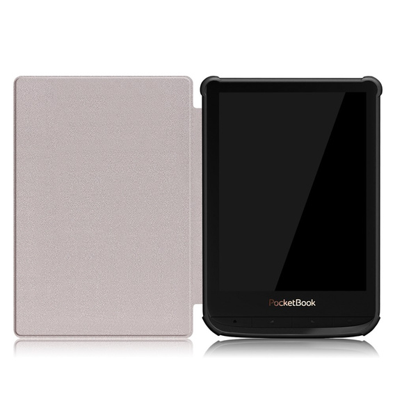 Carcasă pentru PocketBook Touch Lux 4 5 606 616 627 628 632 633, Smartcase, negru