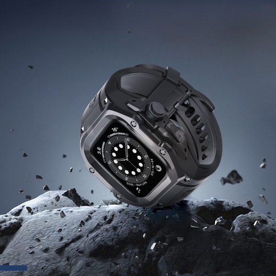 Curea cu carcasă SHELLBOX pentru Apple Watch Ultra/Ultra 2 49mm