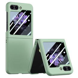 Husă pentru Samsung Galaxy Z Flip7 FE / Z Flip6, PC Case, verde