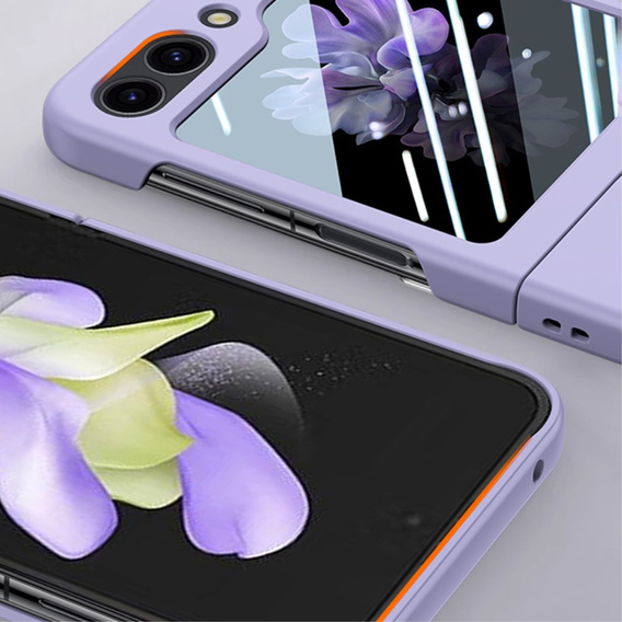 Husă pentru Samsung Galaxy Z Flip7 FE / Z Flip6, PC Case, violet