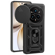 Husă blindată pentru Realme 14 Pro+ 5G, CamShield Slide, negru