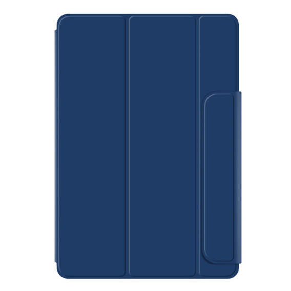 Husă pentru Samsung Galaxy Tab S6 Lite Tri-fold, Magnetic smartcase, albastru închis